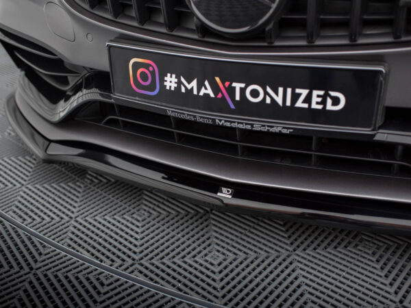 Pol po front splitter v 1 mercedes amg c63 sedan estate w205 facelift 18961 5