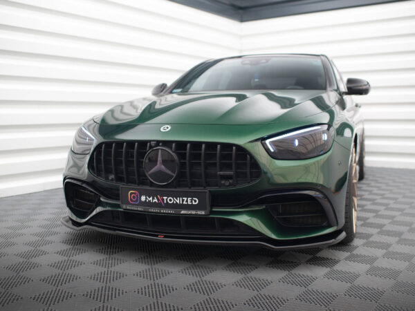 Alternative view of Maxton Design Gloss Black Front Splitter V.1 For Mercedes-Benz AMG E63 W213 LCI