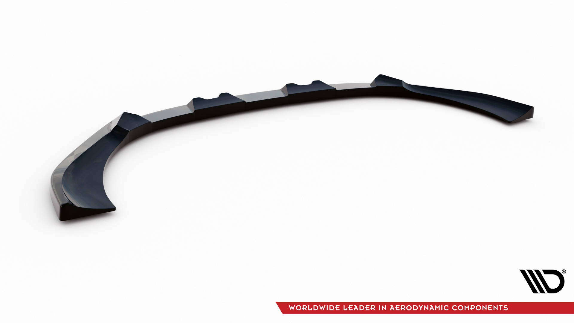 Maxton design gloss black front splitter v. 1 for mercedes-benz amg glb35 x247 - image 5