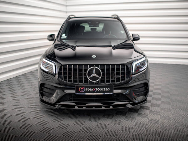 Alternative view of Maxton Design Gloss Black Front Splitter V.1 For Mercedes-Benz AMG GLB35 X247
