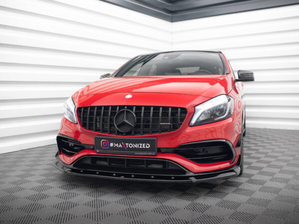 Pol po front splitter v 1 mercedes benz a45 aero w176 facelift 15791 4
