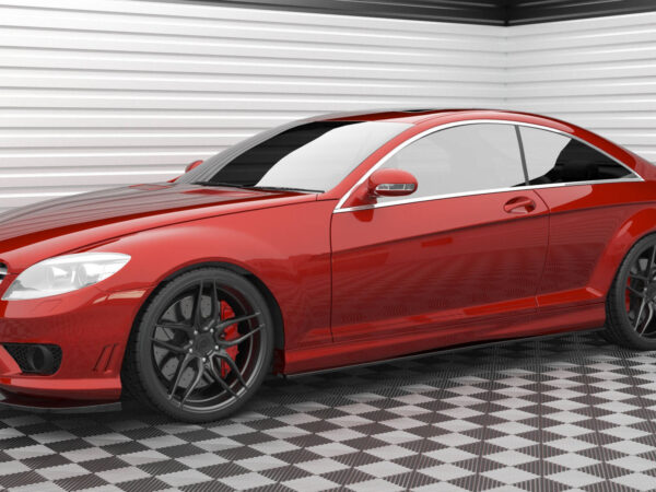 Alternative view of Maxton Design Gloss Black Front Splitter V.1 For Mercedes-Benz AMG CL63 C216