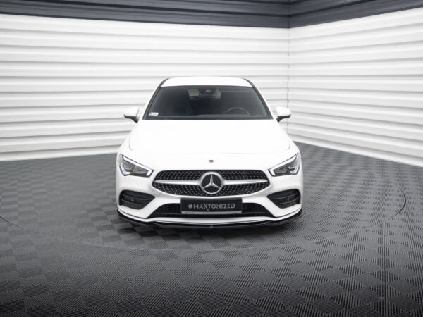Alternative view of Maxton Design Gloss Black Front Splitter V.1 For Mercedes-Benz AMG A35 C118