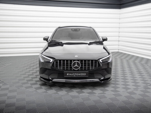 Alternative view of Maxton Design Gloss Black Front Splitter V.1 For Mercedes-Benz CLA C118 Shooting Brake