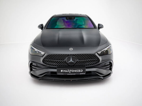 Alternative view of Maxton Design Gloss Black Front Splitter V.1 For Mercedes-Benz AMG CLE C236