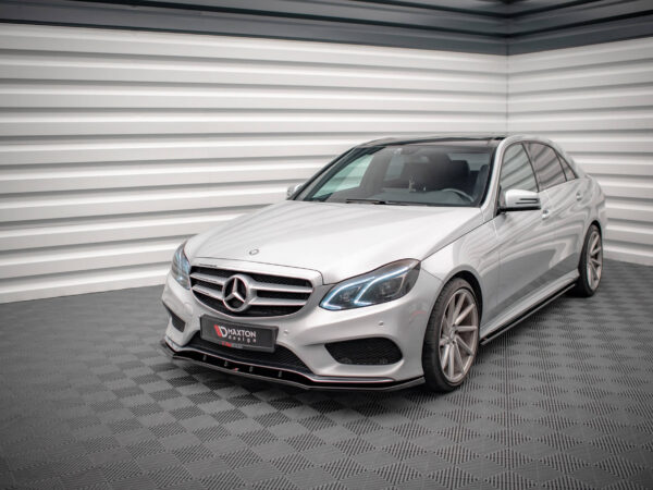 Pol po front splitter v 1 mercedes benz e amg line sedan w212 facelift 15149 6