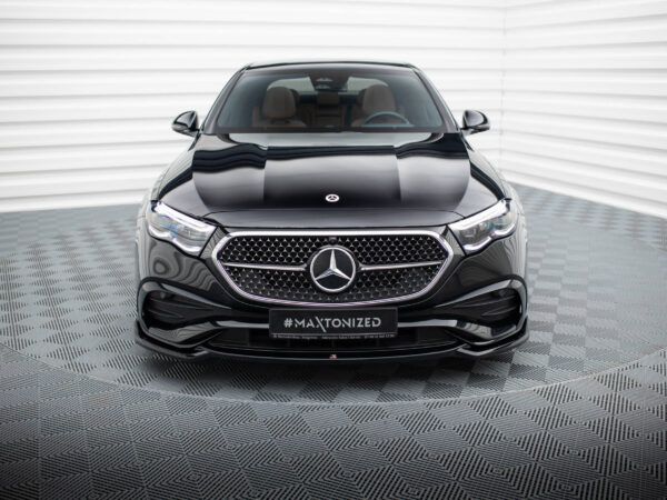 Alternative view of Maxton Design Gloss Black Front Splitter V.1 For Mercedes-Benz AMG W214