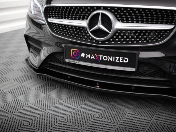 Pol po front splitter v 1 mercedes benz e class w213 coupe c238 cabriolet a238 amg line 53 amg 8093 3
