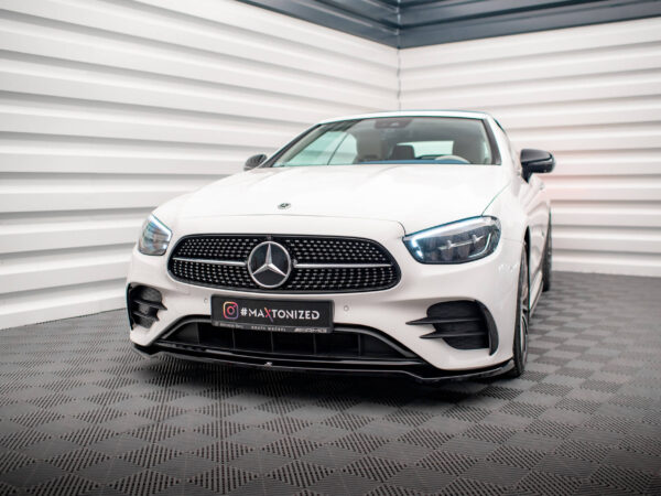 Pol po front splitter v 1 mercedes benz e class w213 coupe facelift c238 facelift cabriolet a238 facelift amg line 53 amg 20215 3