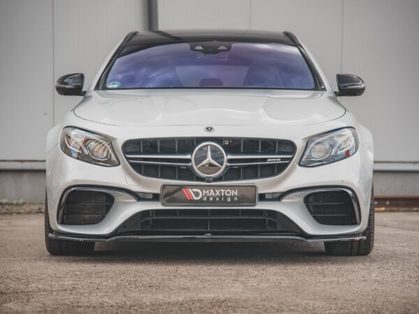 Alternative view of Maxton Design Gloss Black Front Splitter V.1 For Mercedes-Benz AMG E63 S213 W213