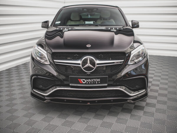 Alternative view of Maxton Design Gloss Black Front Splitter V.1 For Mercedes-Benz GLE63 W166 C292 AMG