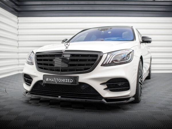 Pol po front splitter v 1 mercedes benz s amg line w222 facelift 19592 5