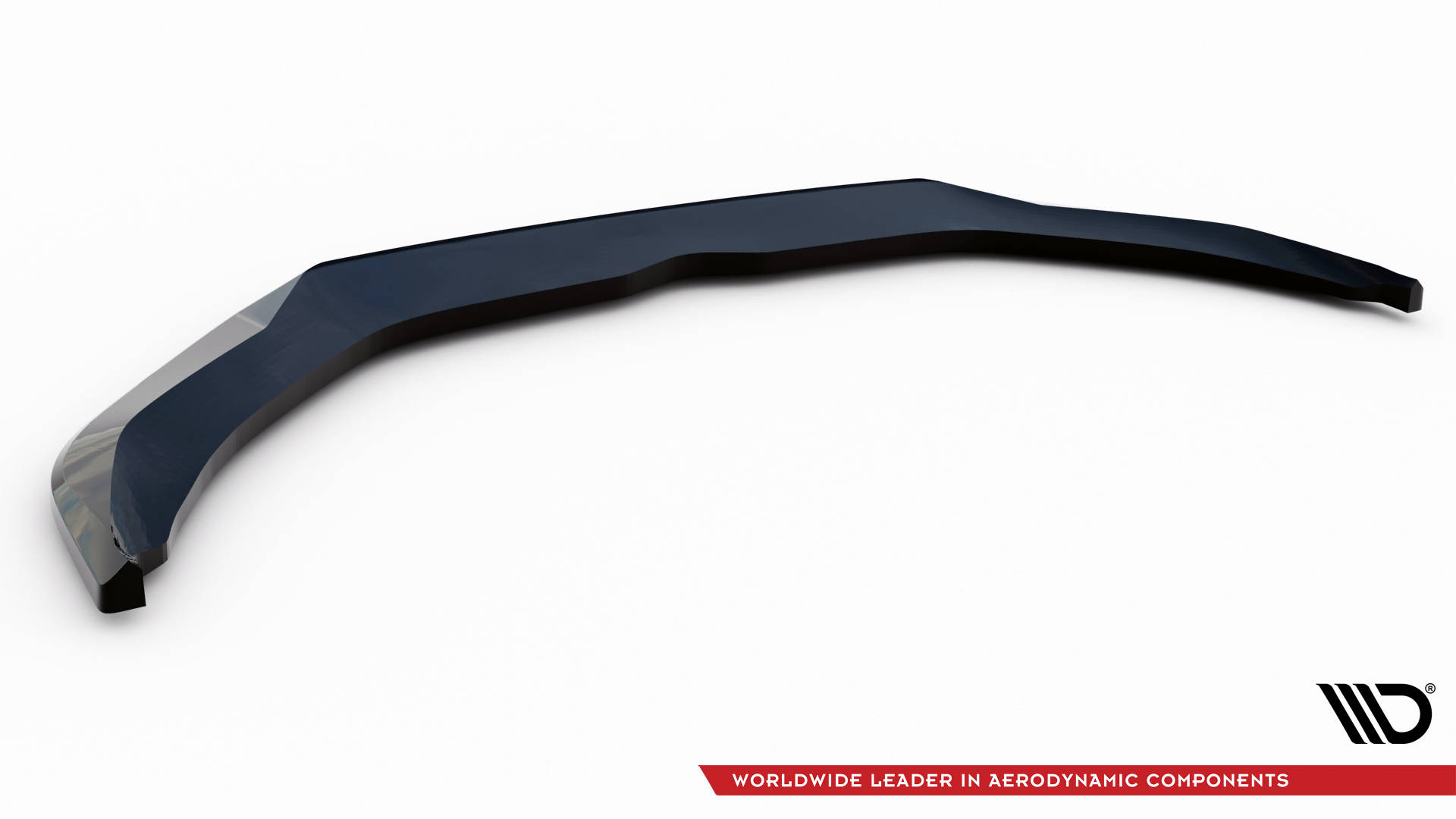 Maxton design gloss black front splitter v. 1 for porsche panamera 971 e-hybrid facelift - image 5