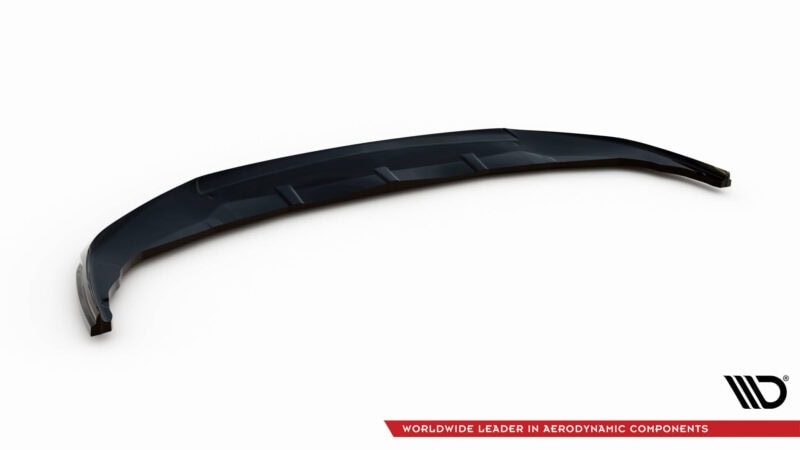 Maxton design gloss black front splitter v. 2 for bmw f40 m sport - image 6