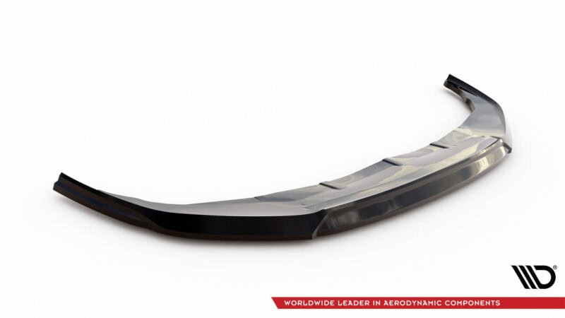 Maxton design gloss black front splitter v. 2 for bmw f40 m sport