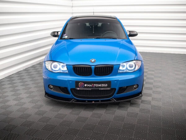 Alternative view of Maxton Design Gloss Black Front Splitter V.2 For BMW 1 Series E87 E81 M Sport LCI