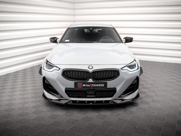 Alternative view of Maxton Design Gloss Black Front Splitter V.2 For BMW 2 Series G42 M240i M Sport