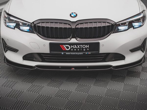 Alternative view of Maxton Design Gloss Black Front Splitter V.2 For BMW 3 Series G20 G21