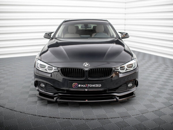Alternative view of Maxton Design Gloss Black Front Splitter V.2 For BMW 4 Series F32 F36 F33