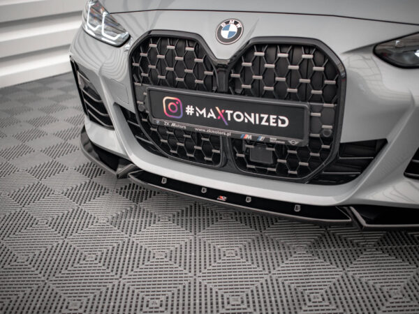 Pol po front splitter v 2 bmw 4 i4 gran coupe m pack m440i g26 16394 4