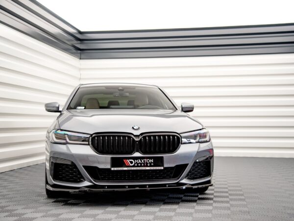 Alternative view of Maxton Design Gloss Black Front Splitter V.2 For BMW 5 Series G30 M Sport LCI