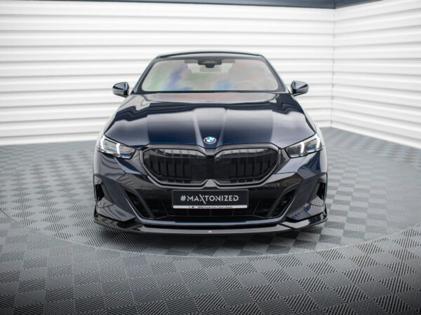 Alternative view of Maxton Design Gloss Black Front Splitter V.2 For BMW 5 Series G60 i5 M Sport