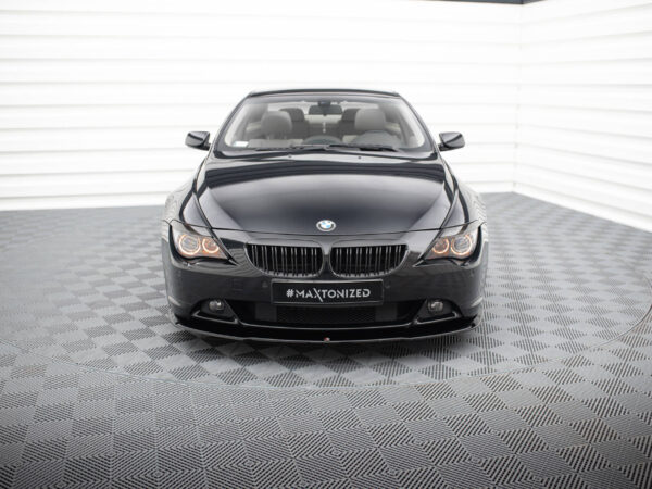 Alternative view of Maxton Design Gloss Black Front Splitter V.2 For BMW 6 Series E63 E64