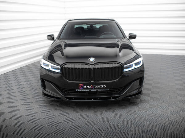 Alternative view of Maxton Design Gloss Black Front Splitter V.2 For BMW 7 Series G11 G12 LCI