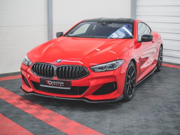 Alternative view of Maxton Design Gloss Black Front Splitter V.2 For BMW 8 Series G15 G16 M Sport