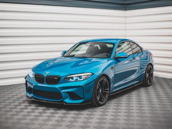 Alternative view of Maxton Design Gloss Black Front Splitter V.2 For BMW M2 F87