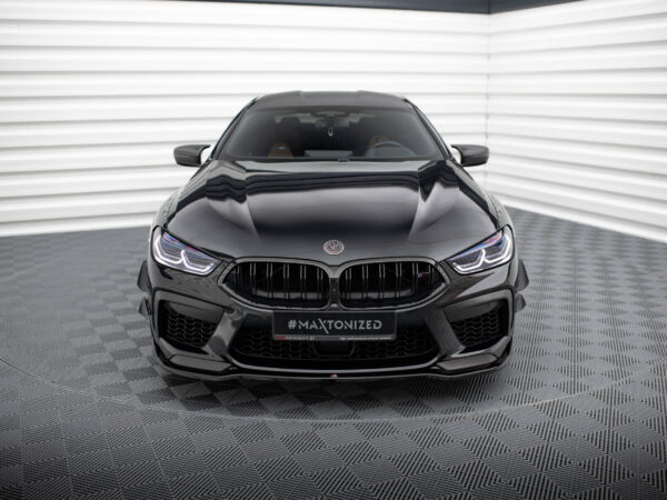 Alternative view of Maxton Design Gloss Black Front Splitter V.2 For BMW M8 F92 F93