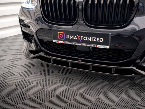 Pol po front splitter v 2 bmw x3 m40d m40i m pack g01 16804 4