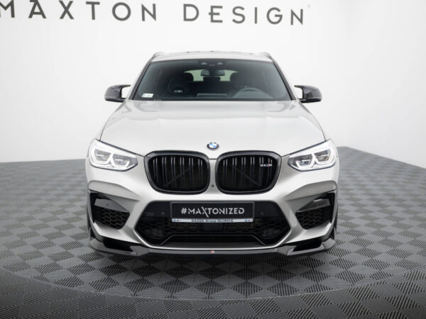 Alternative view of Maxton Design Gloss Black Front Splitter V.2 For BMW X4M F98