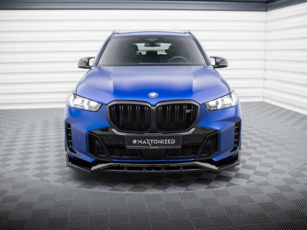 Alternative view of Maxton Design Gloss Black Front Splitter V.2 For BMW X5 G05 M Sport LCI
