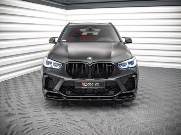 Alternative view of Maxton Design Gloss Black Front Splitter V.2 For BMW X5M F95