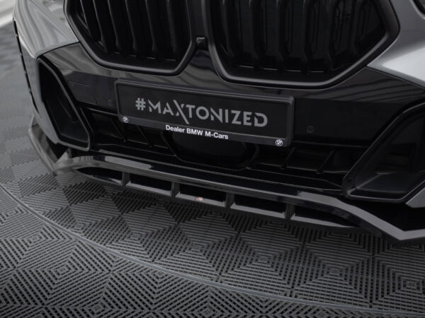 Pol po front splitter v 2 bmw x6 m pack g06 facelift 19678 4