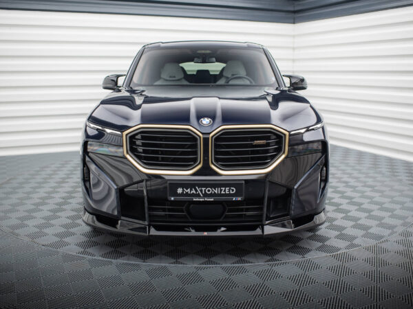 Alternative view of Maxton Design Gloss Black Front Splitter V.2 For BMW XM G09