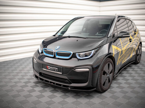 Alternative view of Maxton Design Gloss Black Front Splitter V.2 For BMW i3 LCI