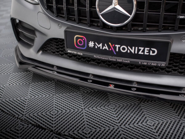 Pol po front splitter v 2 mercedes amg c43 coupe cabrio sedan estate c205 a205 w205 s205 facelift 19041 5