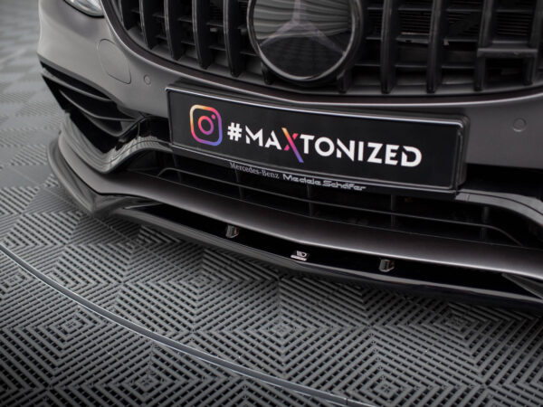 Pol po front splitter v 2 mercedes amg c63 sedan estate w205 facelift 18962 6