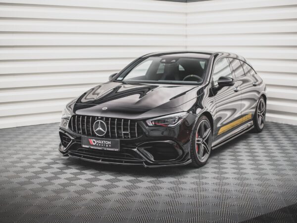 Pol po front splitter v 2 mercedes amg cla 45 aero c118 13158 6