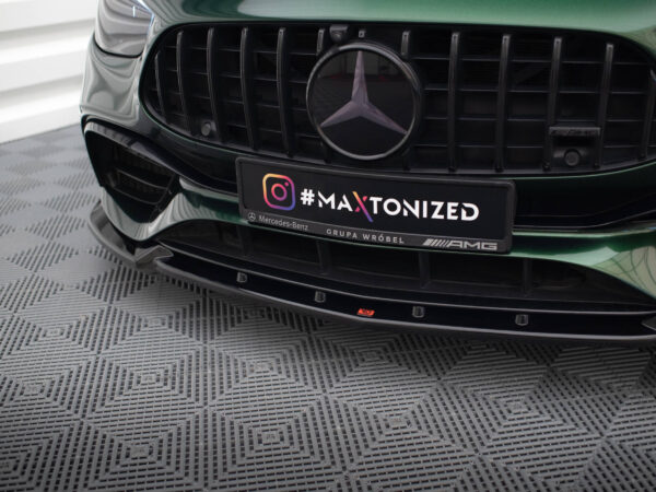 Alternative view of Maxton Design Gloss Black Front Splitter V.2 For Mercedes-Benz AMG E63 W213 LCI