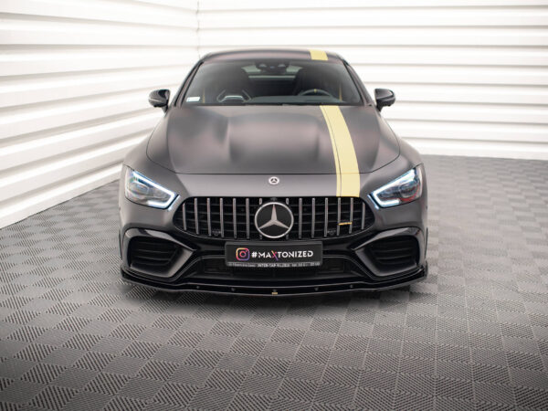 Alternative view of Maxton Design Gloss Black Front Splitter V.2 For Mercedes-Benz AMG GT63 X290