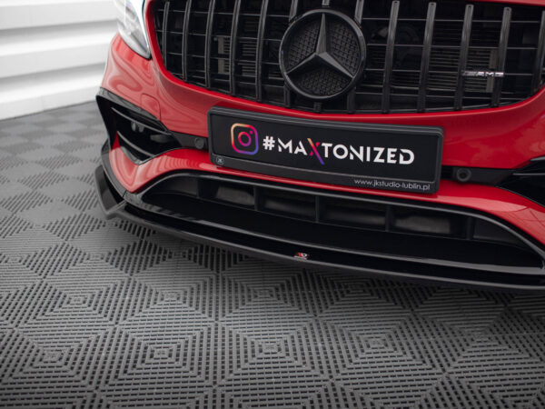 Pol po front splitter v 2 mercedes benz a45 aero w176 facelift 15795 3
