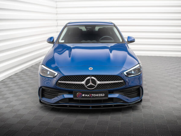 Alternative view of Maxton Design Gloss Black Front Splitter V.2 For Mercedes-Benz AMG C43 W206