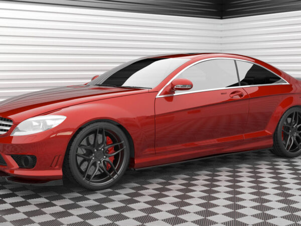 Alternative view of Maxton Design Gloss Black Front Splitter V.2 For Mercedes-Benz AMG CL63 C216