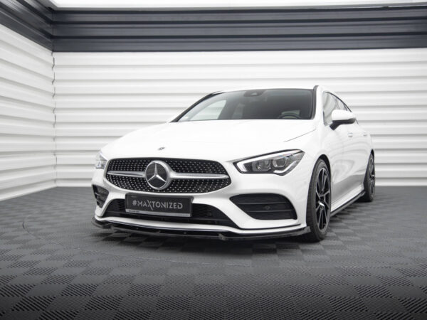 Pol po front splitter v 2 mercedes benz cla a35 amg amg line c118 10771 5