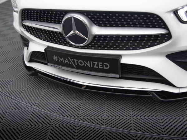 Pol po front splitter v 2 mercedes benz cla a35 amg amg line c118 10771 6