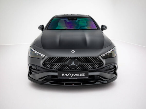Alternative view of Maxton Design Gloss Black Front Splitter V.2 For Mercedes-Benz AMG C236