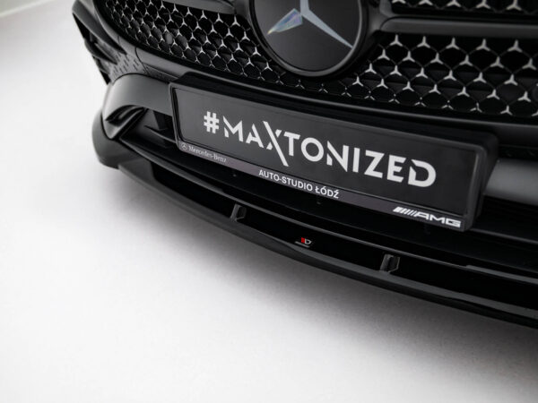 Pol po front splitter v 2 mercedes benz cle amg line c236 21833 5